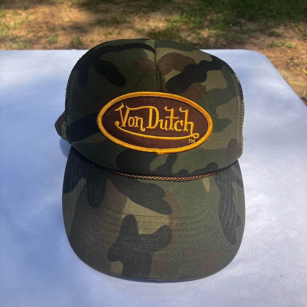 Von Dutch Camouflage Trucker Hat
